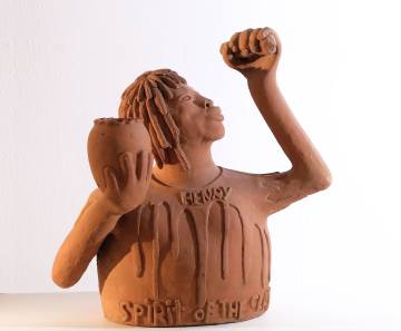 Sylvester Stephens - Henry, Spirit of the Clay (2004), Wayne and Myrene Cox Collection.