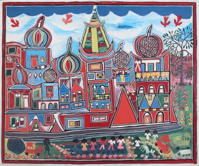 Allan "Zion" Johnson - Untitled (Russian Buildings) (1985),Annabella and Peter Proudlock Collection
