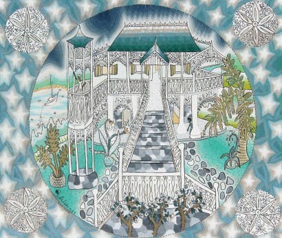 Irise - Blue Hole at Harmony Hall (1987), Annabella and Peter Proudlock Collection